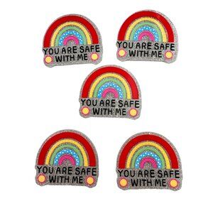10 pc glitter Therapy RN Nurse acrylic flat back charm for badge reels keyrings